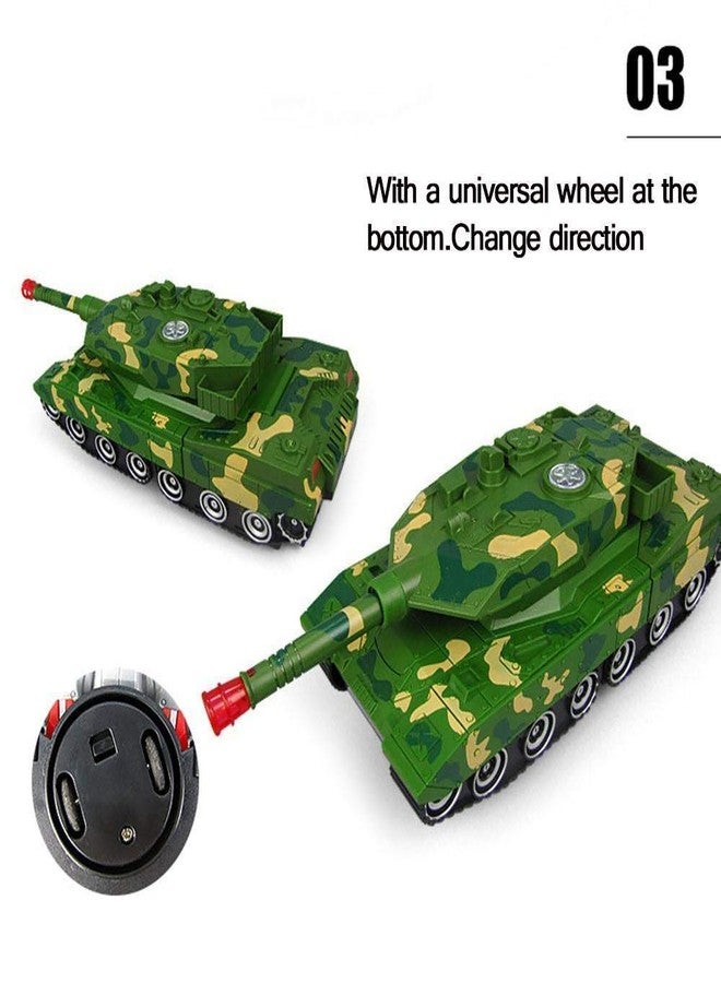 Camin Kid Deformation Combat Electronic Robot Car Tank Deformation Robot Toy With Light, Music And Bump Function Tank Robot Toys - Image 5
